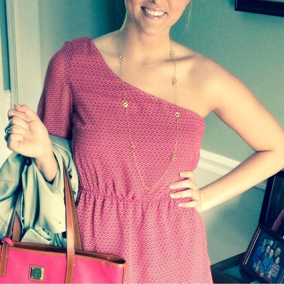 Jessica Simpson One Shoulder Cocktail Dress - Picture 2 of 6